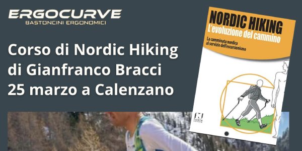 <strong>Corso di Nordic Hiking di Gianfranco Bracci, 25 marzo a Calenzano</strong>